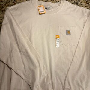 Carhartt Off-White Long Sleeve Tee